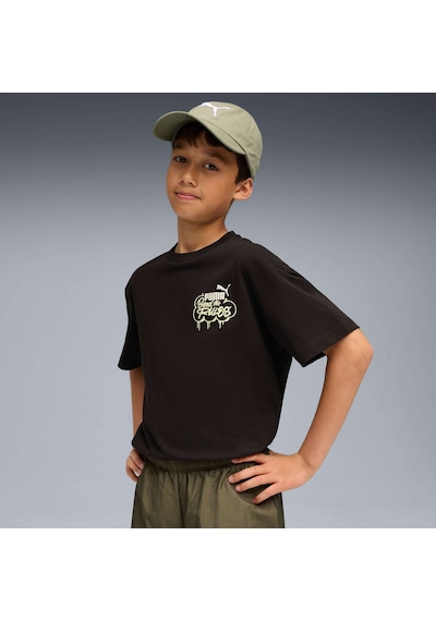 Puma Mıd90s Graphıc Iı Genç Tişört 688465 01 Siyah