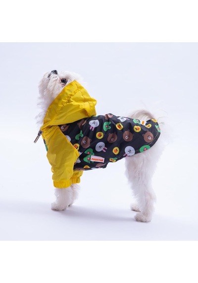Pawstar Osaka Smile Polarlı Su Geçirmez Küçük Irk Köpek Yağmurluğu 2xl 2xl