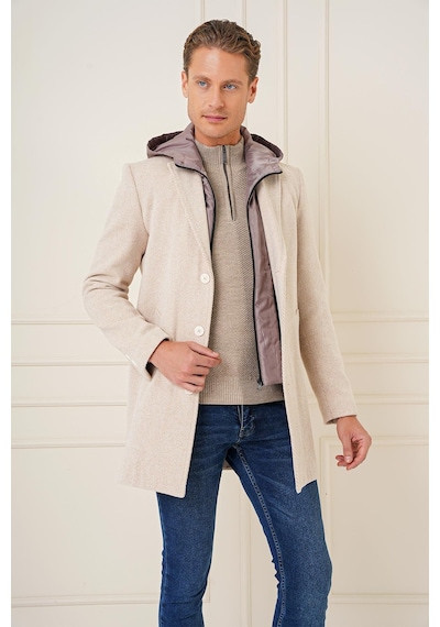 Efor Ka 089 Slim Fit Bej Spor Kaban Bej