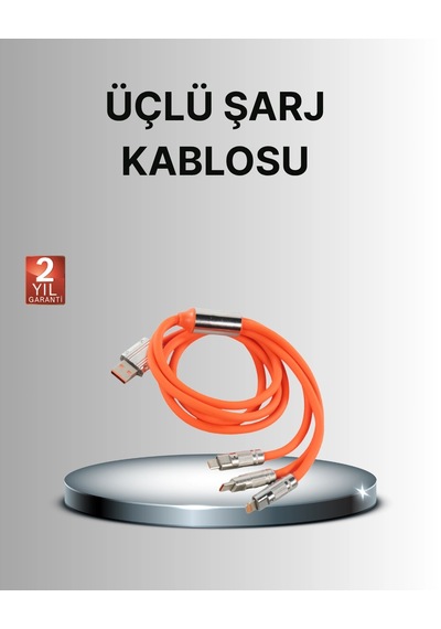 Zenvia Dayanıklı Hızlı Şarj Kablosu Esnek, Kırılmaz Ve Yüksek Hızlı Veri Aktarım Destekli Znv2026