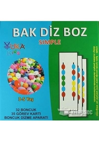 Yuka Bak Diz Boz 3-5 Yaş Simple