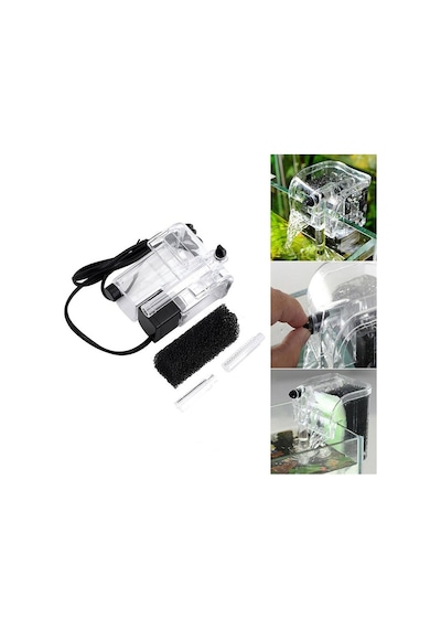 Valkyrie 250l Sessiz 3 W Askılı Şelale Akvaryum Filtre Kafa Motoru İç Filtre