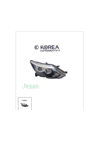 Nissan Qashqai 2014-2017 Sağ Motorlu Ledli Far