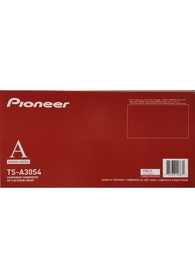 Ts-a30s4 30 Cm Subwoofer Bas 1400 Watt Max. Power 400 Watt Rms Po