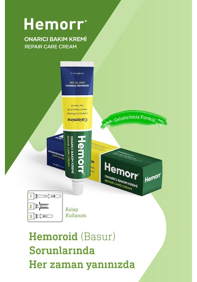 Hemorr Onarıcı Bakım Kremi 50 ML + Temizleme Köpüğü 150 ML
