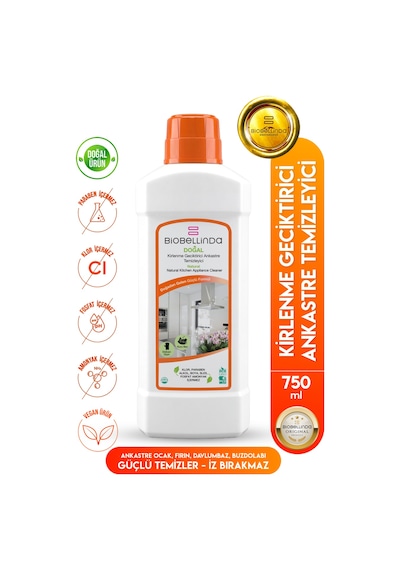 Doğal Ankastre Temizleyicisi Kirlenme Lekeler 750 Ml 2'li Set Diğer