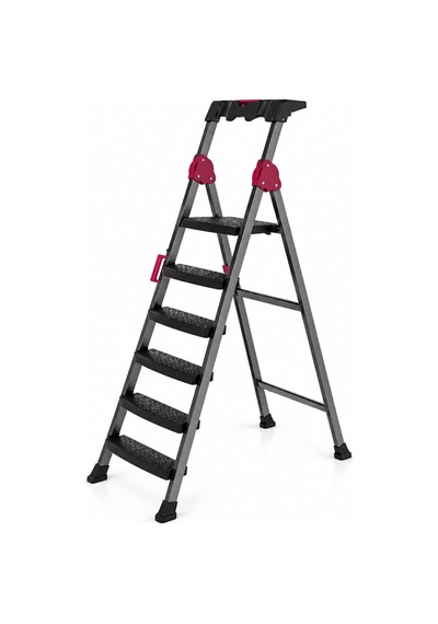 5+1 Basamaklı Metal Merdiven 150kg.taşıma 1 Adet