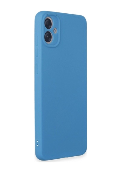 Samsung Galaxy Uyumlu A05 Kılıf First Silikon - Mavi İtdark759