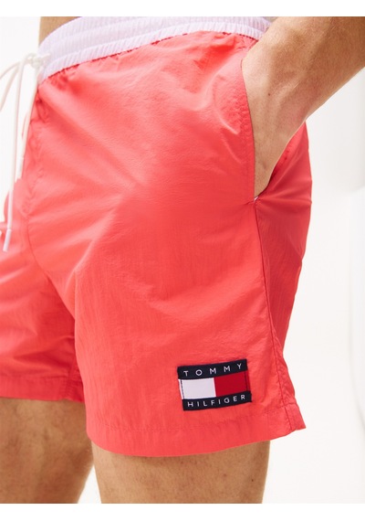 Tommy Hilfiger Medıum Drawstrıng Erkek Kırmızı Deniz Şortu - Um0um03455 Kırmızı