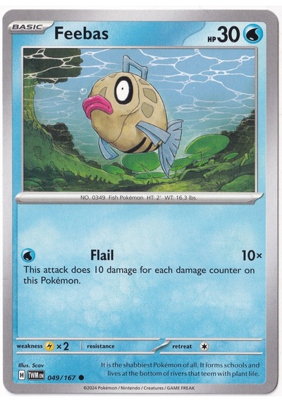Feebas 049/167 - Twilight Masquerade - Pokemon Kartı Mint