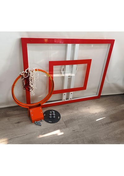 Mia Basketbol Panya Seti 90 120 8 Mm Solid Polikarbon 45 Cm Yaylı Çember