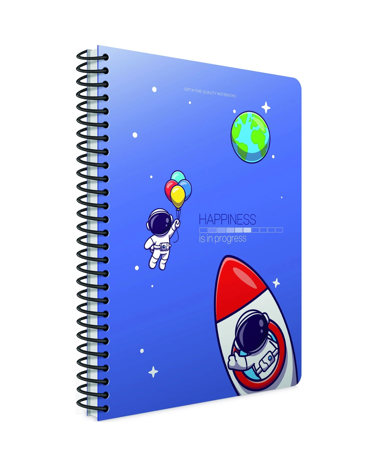 Happiness Spiralli Karton Kapak Defter A4 80 Yaprak Kareli 4 Lü Paket 5802