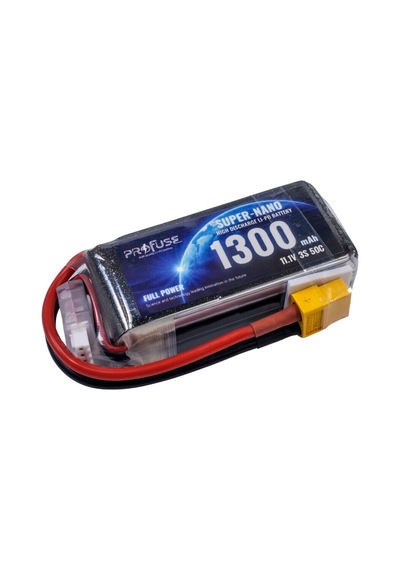 Profuse 3s 11.1v Lipo Li-po Lityum Polimer Batarya - 1300mah, 50c
