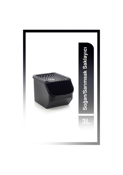 Tupperware Soğan/sarımsak Saklayıcı 3l Siyah