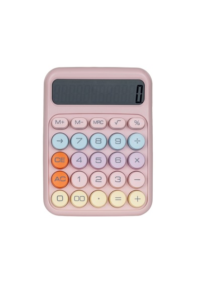 Renkli Hesap Makinesi - Pembe