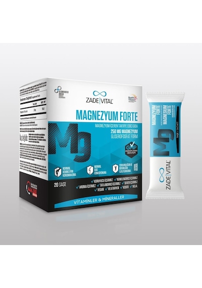 Zade Vital Magnezyum Forte 20 Saşe