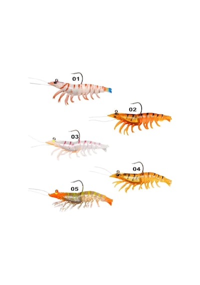 Ryuji Real Shrimp 7.6cm 12gr Silikon Yem