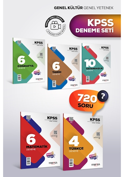 Marka Yayınları Kpss Genel Kültür Genel Yetenek 32 Branş Deneme Seti Tamamı Video Çözümlü