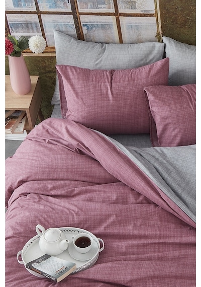 BonjardinHome %100 Pamuklu Çift Taraflı Çift Kişilik Nevresim Takımı (473536025) Çok Renkli