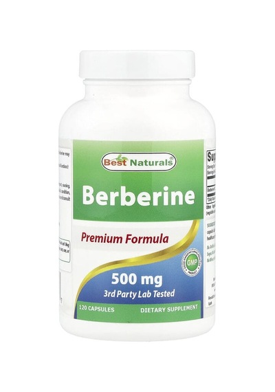 Best Naturals, Berberine, 500 Mg, 120 Capsules