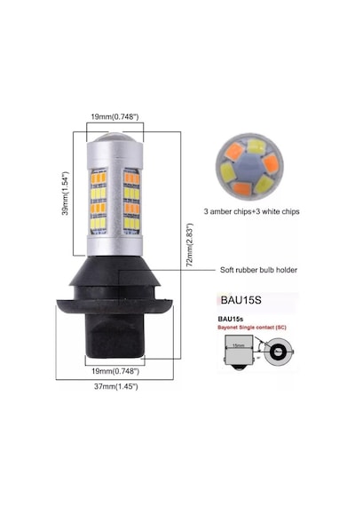Far içi 1156 Drl LED Sinyalli Gündüz Ledi