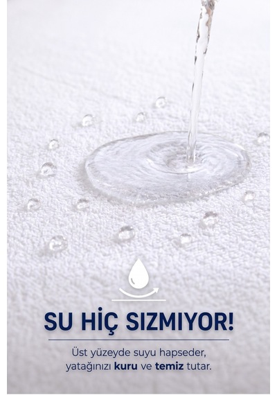 Formeya Alez %100 Pamuk Lastikli Su Sıvı Geçirmez Yatak Koruyucu