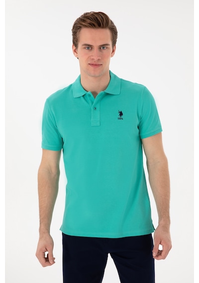 U.S. Polo Assn. Erkek Slim Fit Polo Yaka Mint Basic Tişört 50298041-VR090 U.S. Polo Assn. Erkek Slim Fit Polo Yaka Mint Basic Tişört 50298041-VR090