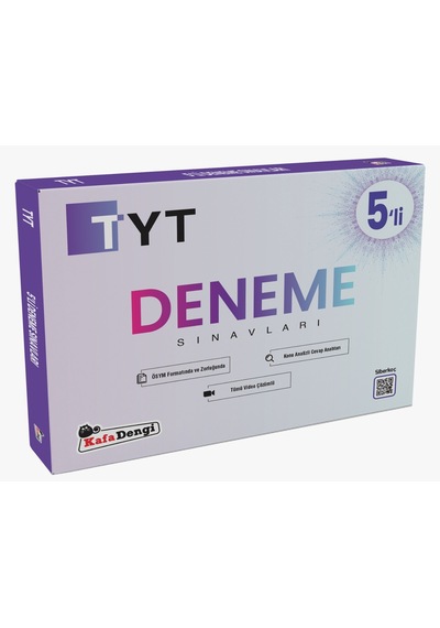 Kafadengi Tyt 5 Li Paket Deneme Sınavı 2022