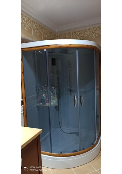 120X120 Duş Üstü Bambu Kompakt Sistem Sistem 1