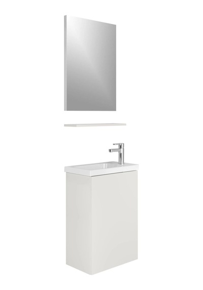 Kale Minimalist 50 Cm Beyaz Banyo Dolabı Takımı