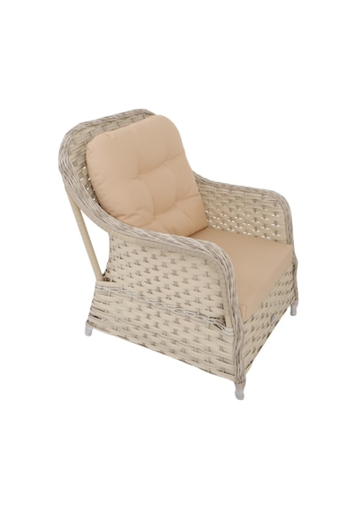 Force Rattan Bahçe Oturma Grubu 861 Rehome Krem