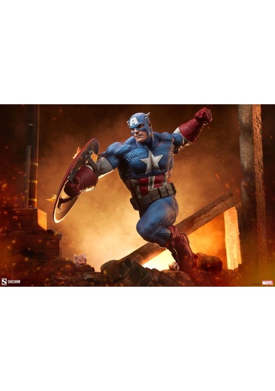 Sideshow Collectibles Captain America Premium Format Figure 300765 / Marvel Comics / Steve Rogers