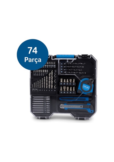 Schebbach C-dtb74/2x 74 Parça 2 Akülü Vidalama Seti