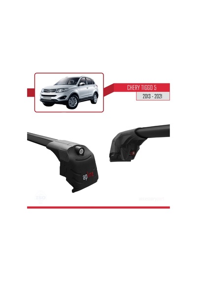 Chery Tiggo 5 2013-2021 Arası İle Uyumlu Ace-2 Ara Atkı Tavan Barı Siyah
