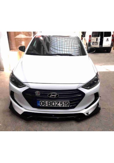 Hyundai Elantra Ön Tampon Eki Bodykit Karlık 3 Parça Lip