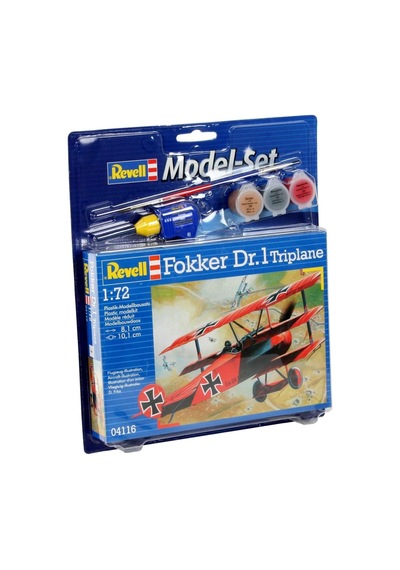 Model Set Fokker Dr.1 Triplane - 1:72-64116 000 Açık Krem