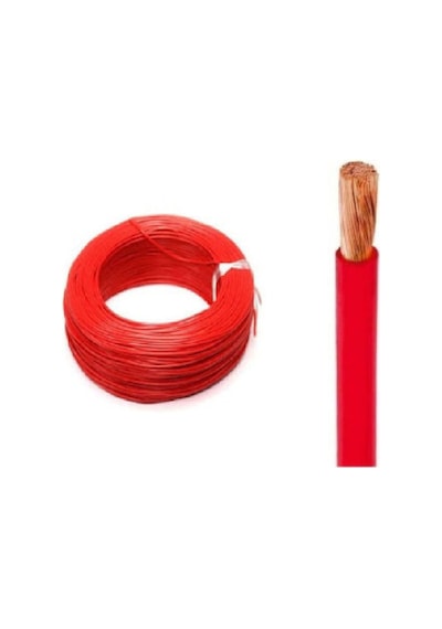 Seval H50v-k 2.5-kr , Kırmızı 2.5mm² 1-damar/çok Telli 1mt Nyaf Kablo 1 M