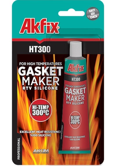 Akfix Ht300 Isı Silikonu Kırmızı 50 ML