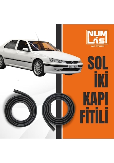 Peugeot 406 Sol Ön Ve Arka Kapı Fitili-a Kalite-numlas-nm3540