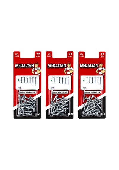 264 Adet 3.9x22 Matkap Uçlu Vida Yhb 12x22pcs