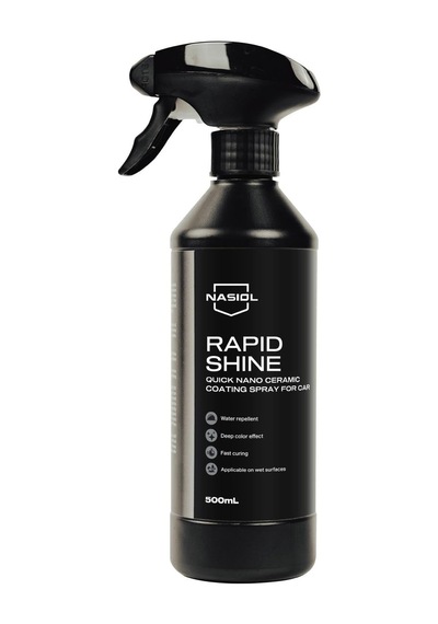 Nasiol Rapidshine + Glasshield Sprey-avantajlı Set-araç Bakım Seti-hızlı Nano Seramik Kaplama Ve Araç Camları İç