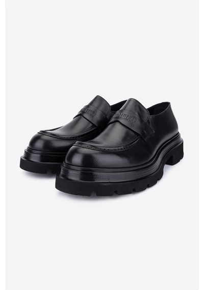 Valmenti Erkek Hakiki Deri Siyah Loafer Ayakkabı 886 2792 Erk Ayk Sk25-26 Sıyah Dr Siyah