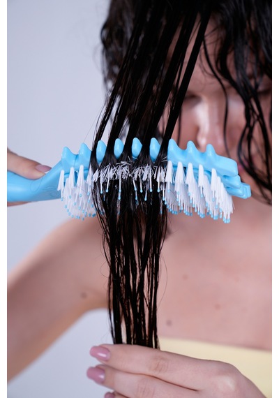 Proco Beauty Proco Beauty Pro Curlybrush - Mavi - Kıvırcık Saçlar İçin Bukle Belirginleştirici Saç Fırçası