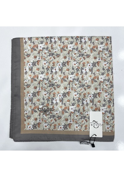 Qalortex Scarf Meyra Desen B.boy Eşarp - Suyeşili Su Yeşili