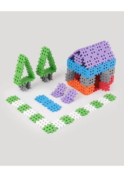 Flexiblocks Eğitici 120 Parça Yumuşak Akıllı Bloklar Küçük Kaşifler İçin Yaratıcı İnşa Seti