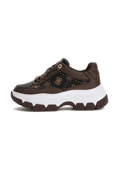 Guess Kadın Berrett2 Monogram Desenli Kalın Tabanlı Sneaker - Kahverengi 4221816 Guess Kadın Berrett2 Monogram Desenli Kalın Tabanlı Sneaker - Kahverengi 4221816