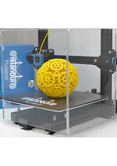 İstanbul Filament 3d Baskı Petg Filament Sarı Renk 1 Kg Ø 1,75mm 0,05 Mm Bambu Lab Uyumludur 1.75mm