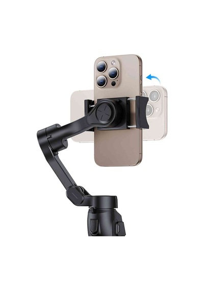 Fuchsia Sf27 360 Ayarlanabilir Katlanabilir Tripodlu 3 Eksenli Bluetooth Selfie Gimbal Stabilizatör