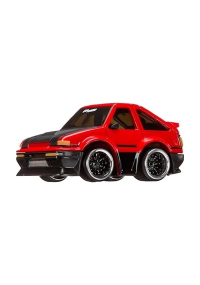 Jdm Seri 2 1985-87 Sprinter Trueno Gt-apex Ae86, Siyah Kırmızı, Diecast Metal Oyuncak Araba, Koleksiyon