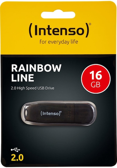 Intenso Rainbow Line 16 GB USB 2.0 Flash Bellek